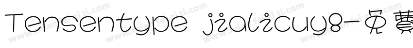 Tensentype jialicuy8字体转换